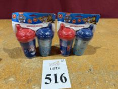 PAW PATROL SIPPER CUPS 2-PACKS