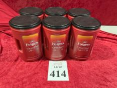 LOT CONSISTING OF (6) FOLGERS CLASSIC ROAST