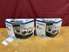 AQUEON BETTA FALLS BLACK KITS, NEW
