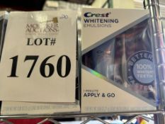 LOT CONSISTING OF (20) CREST WHITENING EMULSIONS