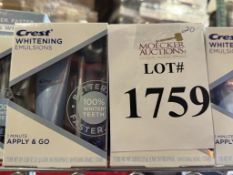 LOT CONSISTING OF (20) CREST WHITENING EMULSIONS