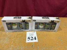 STAR WARS THE MANDALORIAN GLASSWARE SETS