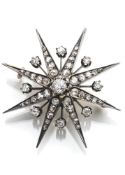 ANTIQUE BROOCH WITH DIAMONDS
