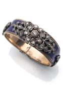 Historical bangle with enamel