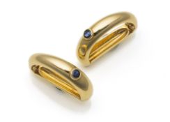 CARTIER - two chain clips