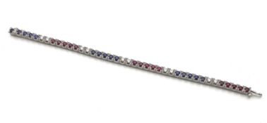 Brilliant - coloured stone bracelet