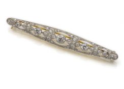 Art Deco diamond brooch