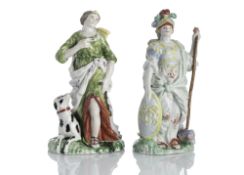 MINERVA (PALLAS ATHENA) AND DIANA