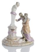 A GROUP DEPICTING THE SACRIFICE OF HYMEN TO PAN