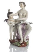 VENUS AND CUPIDO WITH TWO PIGEONS
