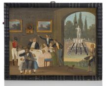 A PICTURE CLOCK WITH AUTOMAT