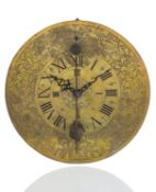 A BAROQUE WALL CLOCK