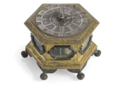 A HORIZONTAL TABLE CLOCK