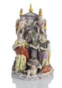 A GROUP WITH MARRIAGE SCENE WITH HYMENAIOS AND AMOR