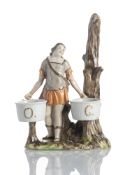 A SPICE STAND WITH HUNTER - OR AMOR WITH ARROWS