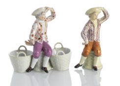 SPICE STAND WITH A BOY FIGURE AND A SINGLE BOY FIGURE