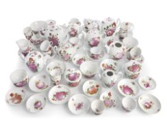 PARTS OF A ROSE PATTERN TEA SERVICE