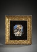 MINIATURE PAINTING WITH ST. JOHN OF NEPOMUK