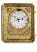 A RECTANTUGLAR WALL CLOCK