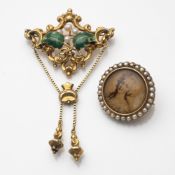 TWO BROOCHES