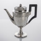 A BIEDERMEIER COFFEE POT