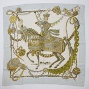 HERMES CARRE SILK SCARF 