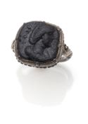 A silver ring