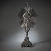 A LARGE FRENCH SILBER MONSTRANCE