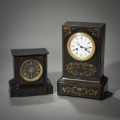 TWO MANTLE CLOCKS