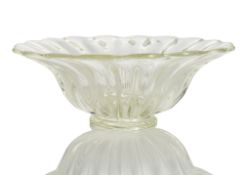 A LARGE MURANO VINTAGE GLASS BOWL