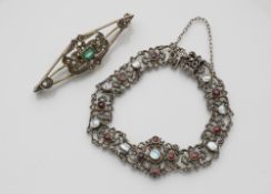 NEO-RENAISSANCE BRACELET & BROOCH