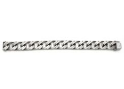 WHITE GOLD ARMOURED BRACELET