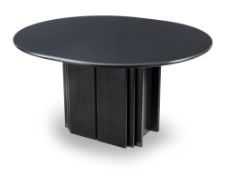 Black dining table