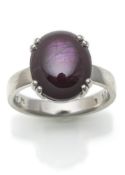 RING WITH STAR RUBY
