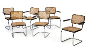 Six Thonet chairs
