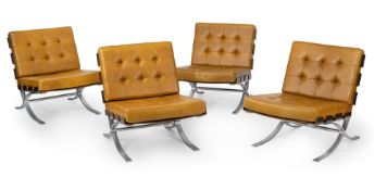 Four Fröscher Sitform chairs