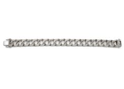 ARMOURED BRACELET WITH DIAMONDS