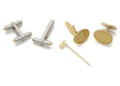 CUFFLINKS SET WITH TIE PIN