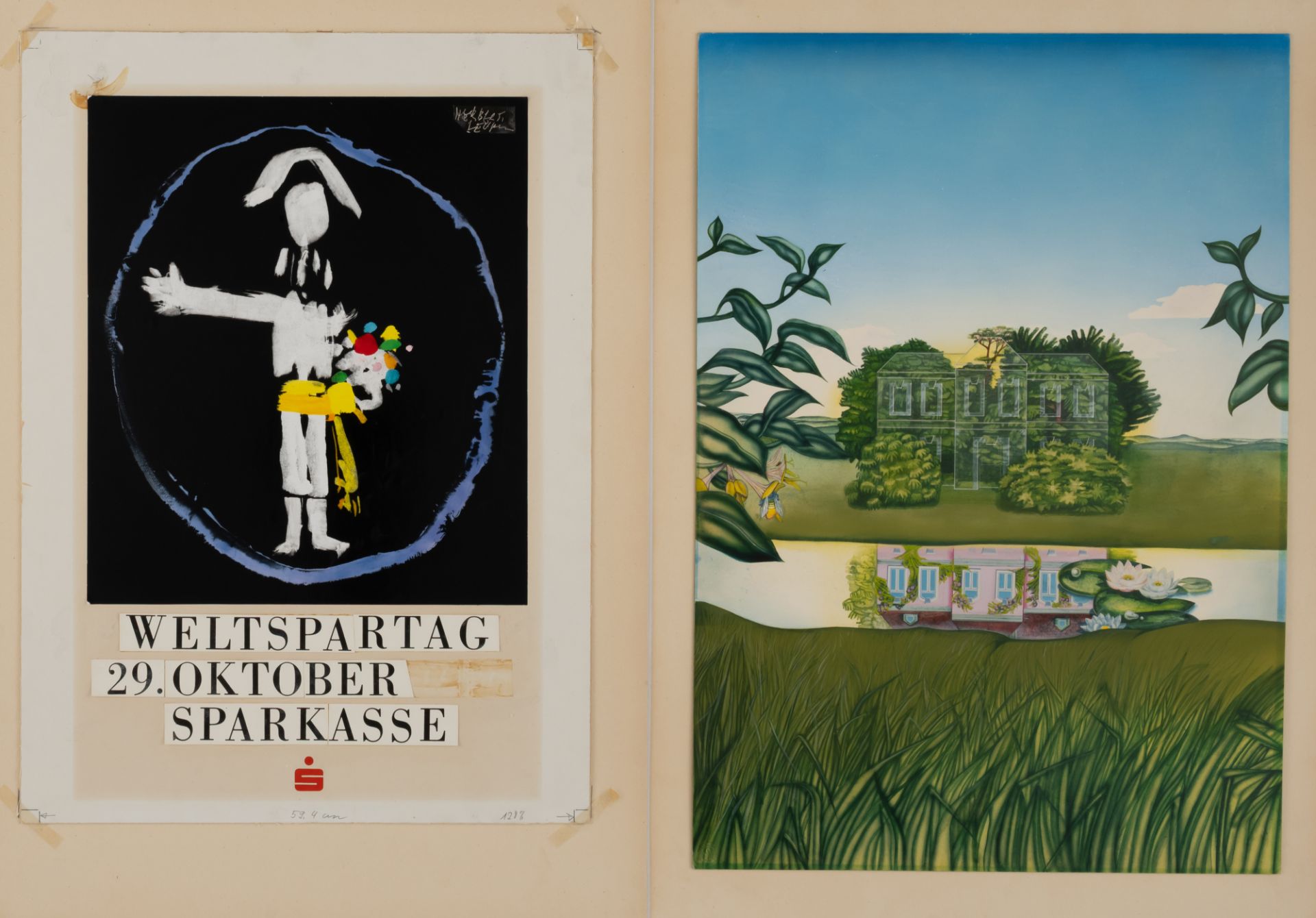 Konvolut: 11 Arbeiten auf Papier und Grafiken - Bild 3 aus 12