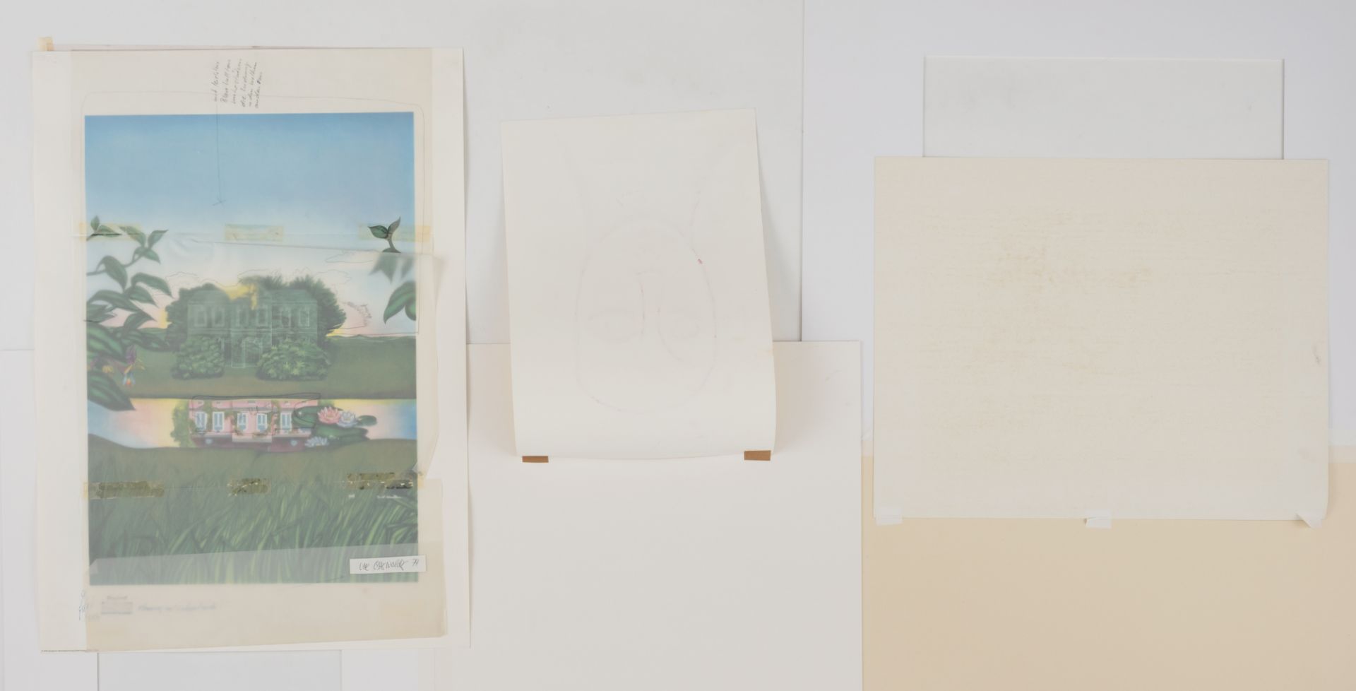 Konvolut: 11 Arbeiten auf Papier und Grafiken - Bild 7 aus 12