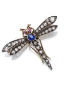 BELLE ÉPOQUE DRAGONFLY BROOCH