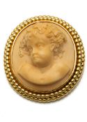 Historicist cameo with young bacchante