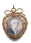 Classicist love medallion