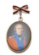 Miniature portrait of a general