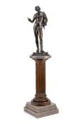 A BRONZE FIGURE OF NARCISSUS/DIONYSOS