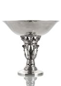 GEORG JENSEN ART NOUVEAU SILVER CENTRE PIECE NO. 252 