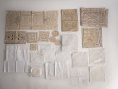 A MIXED LOT OF TABLE LINEN