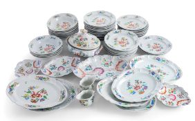 PORCELAIN DINNER SERVICE IN BAROQUE STYLE