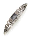 ART DÉCO WRISTWATCH WITH DIAMONDS