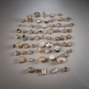 MIXED LOT OF PILL JARS, TABATAS, SMELLING JARS